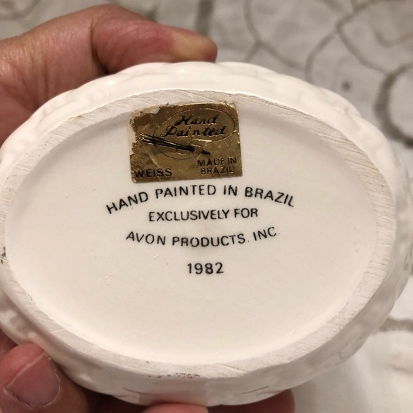 vtg Avon bunny Easter trinket dish - Picture 6 of 6